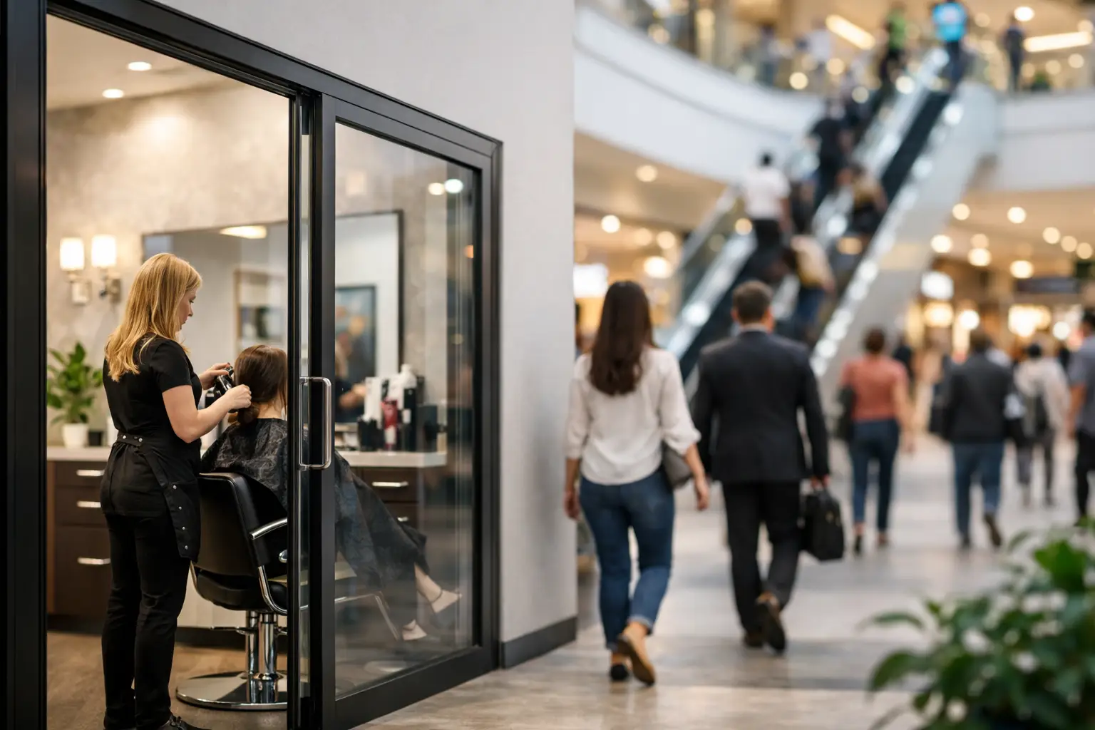 Choose a High Traffic Salon Suite Location